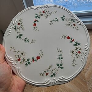 Pfaltzgraff Winterberry Ceramic Service Plate For Cheese
